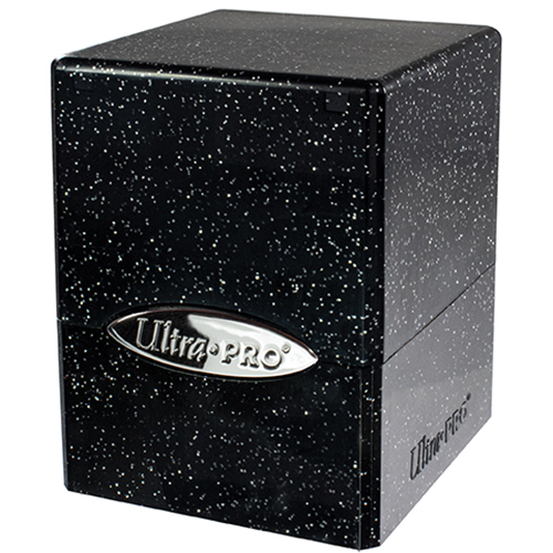 Satin Cube: Glitter Black