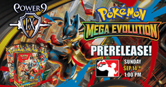 Pokemon: Mega Evolution Prerelease - Sept 14 @ 1pm