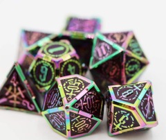 Imperial Gem Sword Metal Dice Set