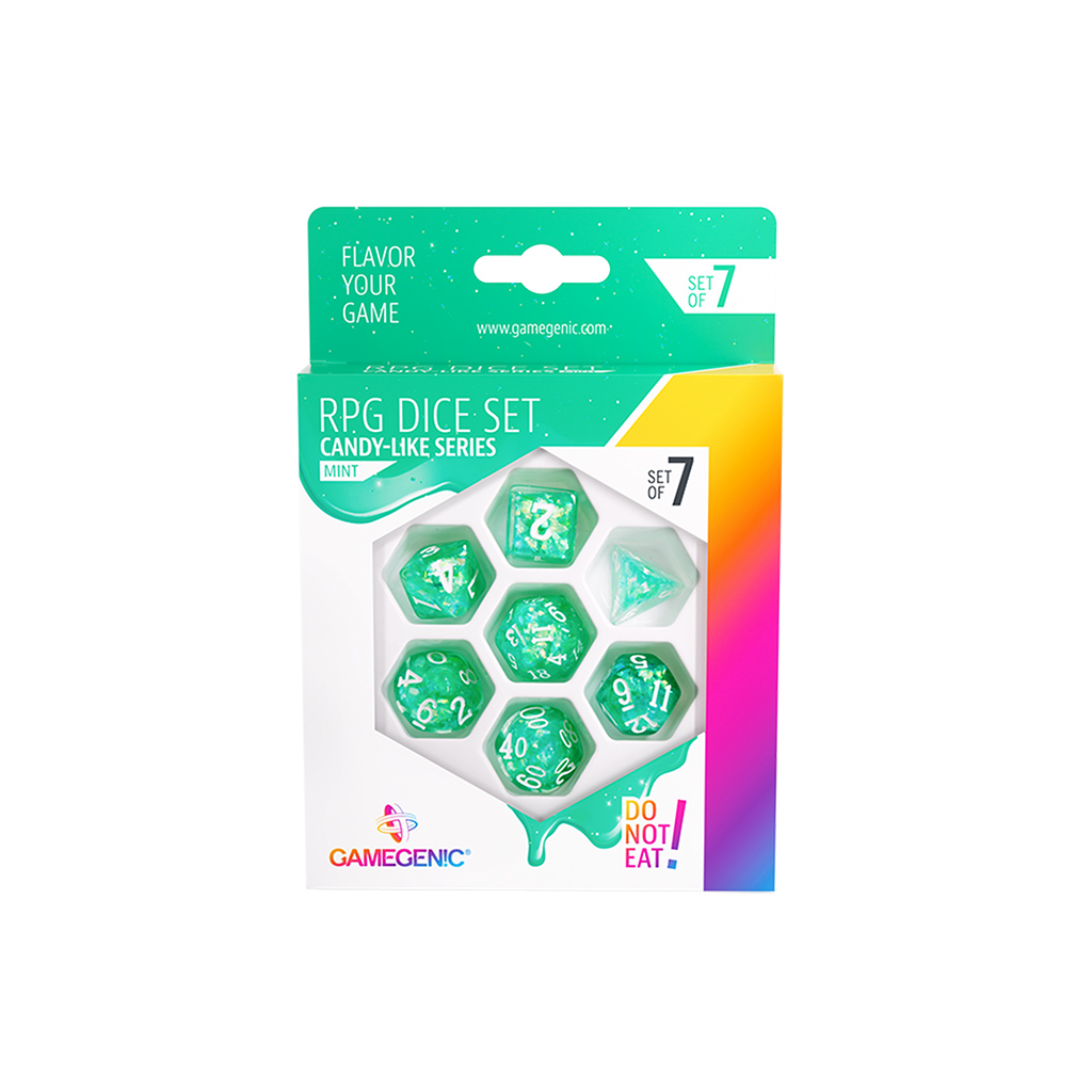 CANDY-LIKE SERIES - MINT - RPG DICE SET (7PCS)