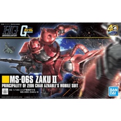 #234 MS-06S Zaku II Char Custom HG 1/144 Model Kit