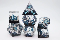 SHARP EDGE RESIN RPG DICE SET - THE JOURNEY NORTH