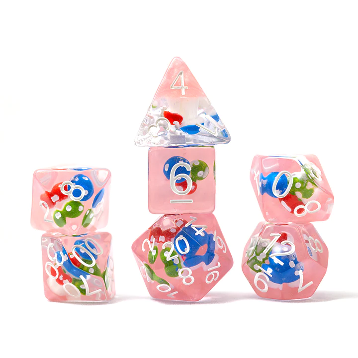 Magic Mushroom 7-Piece Polyhedral RPG Dice Set
