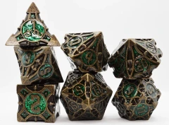 Quiver of Arrows: Ancient Forest Arrow - Metal RPG Dice Set
