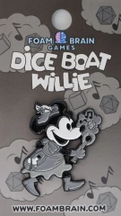 DICE BOAT WILLIE: BARD - ENAMEL PIN