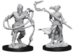 Magic the Gathering Unpainted Miniatures: W13 Stoneforge Mystic & Kor Hookmaster