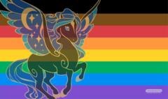 Intersectional Unicorn Flag - Playmat