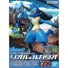 Pokemon Model Collection: Lucario & Riolu