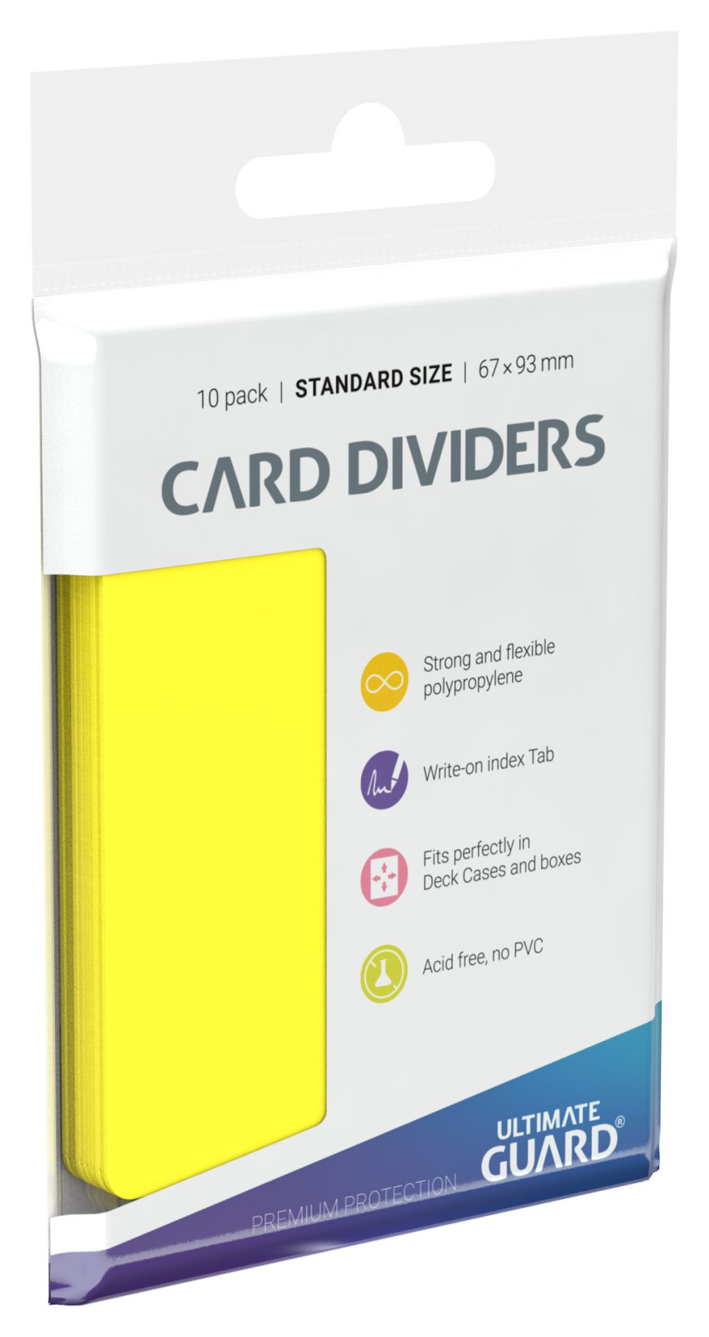 Card Dividers - Yellow