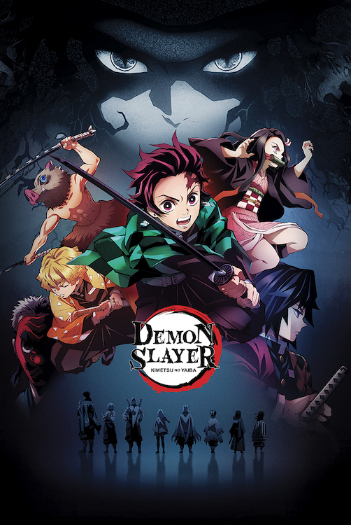 DEMON SLAYER DARK POSTER 24x36in