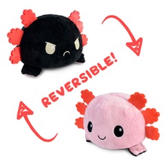 Reversible Axolotl Plushie - Pink/Black