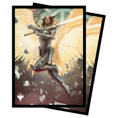 Ultra Pro - March of the Machine Archangel Elspeth Standard Deck Protector Sleeves (100ct) for Magic: The Gathering