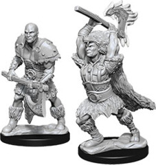 Nolzur`s Marvelous Unpainted Miniatures: W10 Male Goliath Barbarian