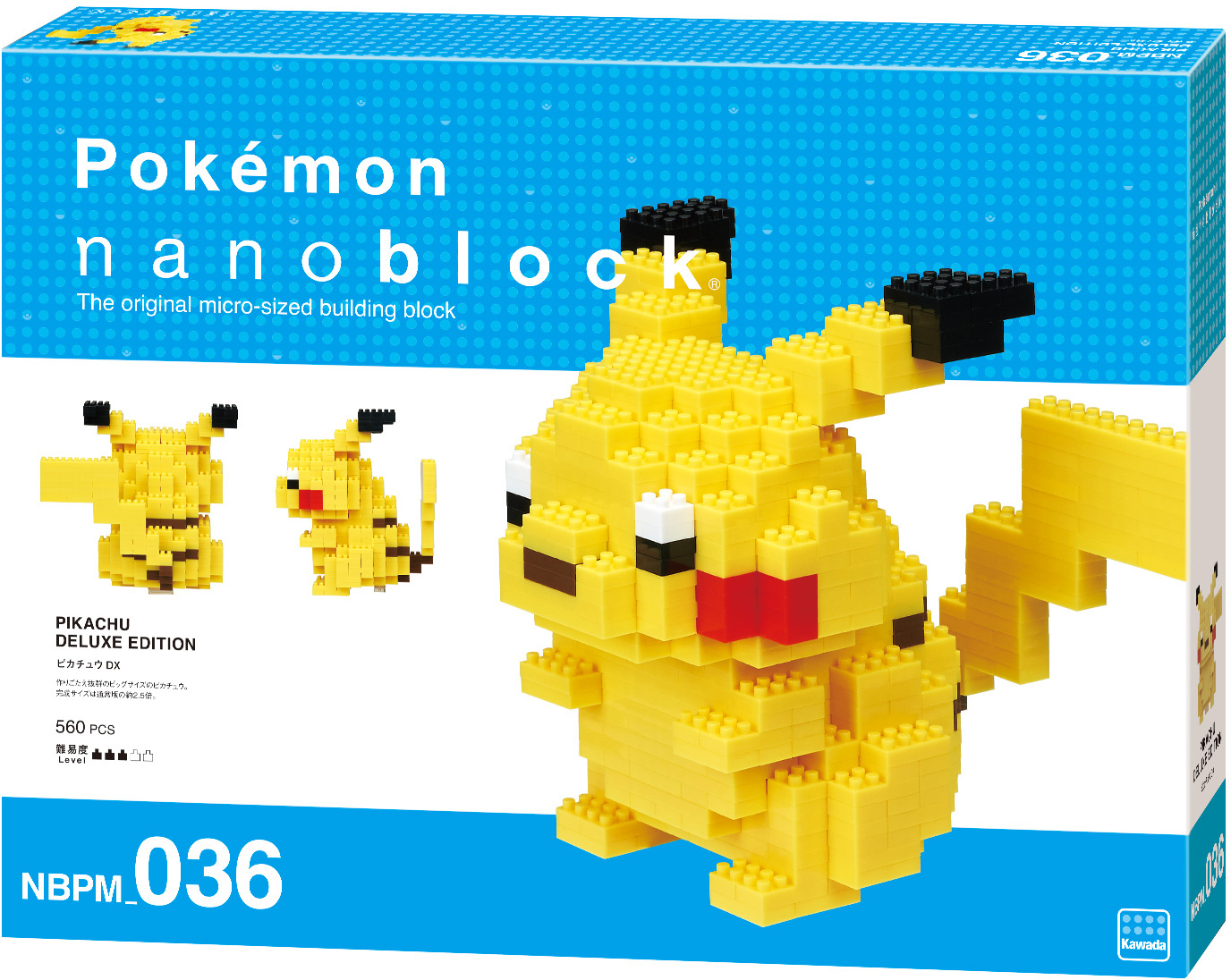 Nanoblock Pokemon Series - Pikachu Deluxe