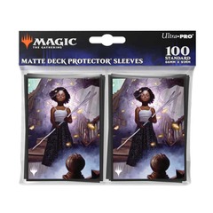 ULTRA PRO: MAGIC THE GATHERING: DUSKMOURN: 100CT DECK PROTECTOR SLEEVES COMMANDER Aminatou, Veil Piercer