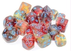 CHX 27559 Nebula: Polyhedral Primary/blue Luminary 7-Die Set