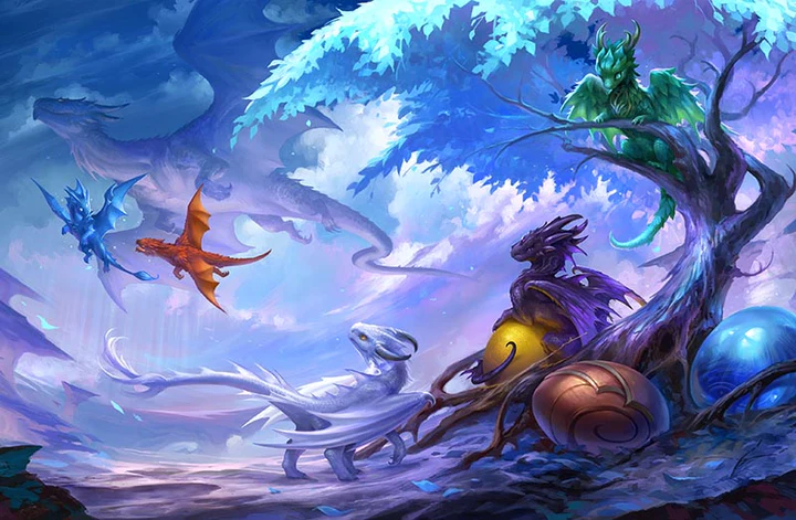 Baby Dragons Circle of Life - Playmat