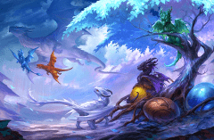 Baby Dragons Circle of Life - Playmat