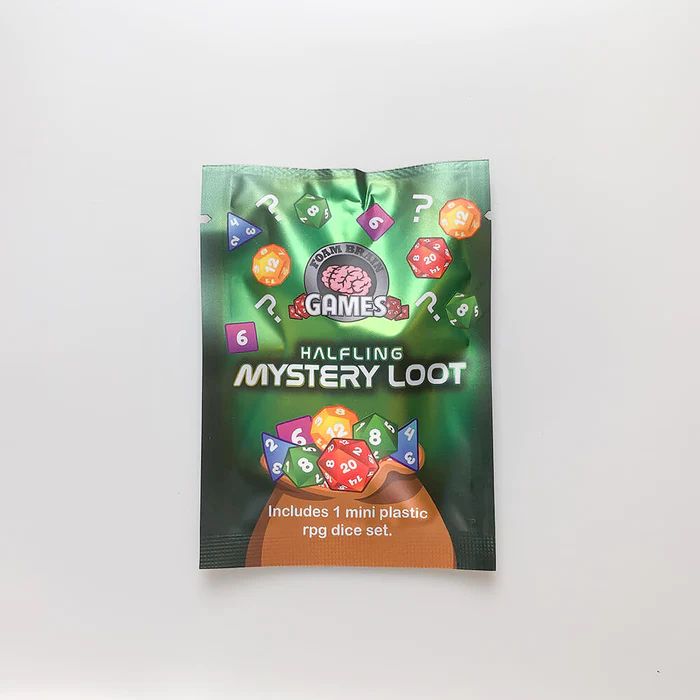MYSTERY LOOT: PLASTIC RPG DICE SET - HALFLING