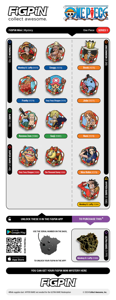 ONE PIECE MYSTERY SERIES 1 - EACH