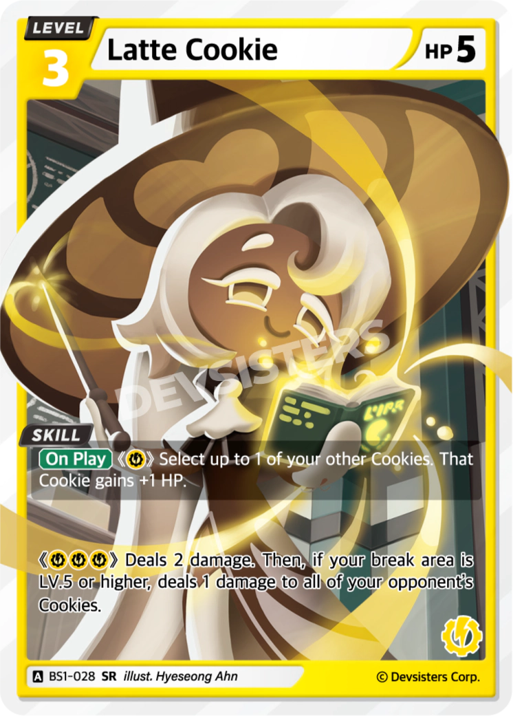 Latte Cookie - BS1-028 - SR