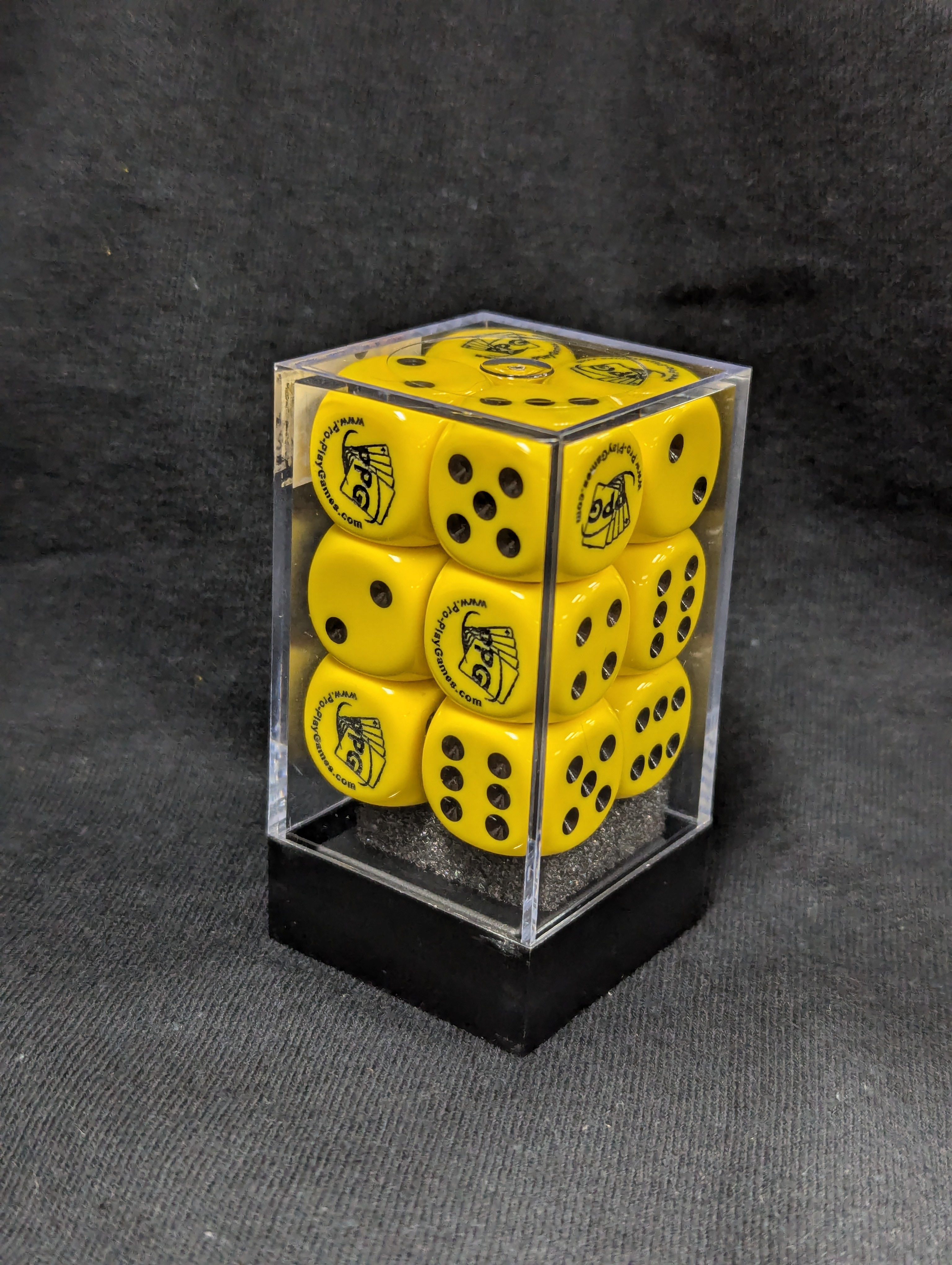 PPG Yellow and Black Dice