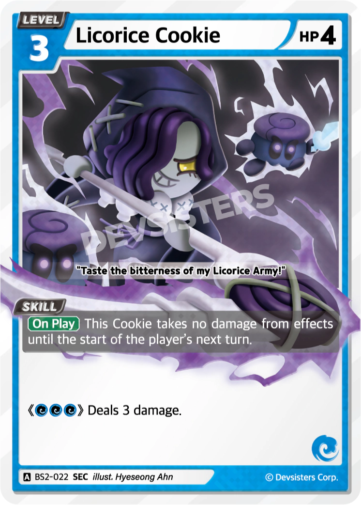 Licorice Cookie - BS2-022 - SEC