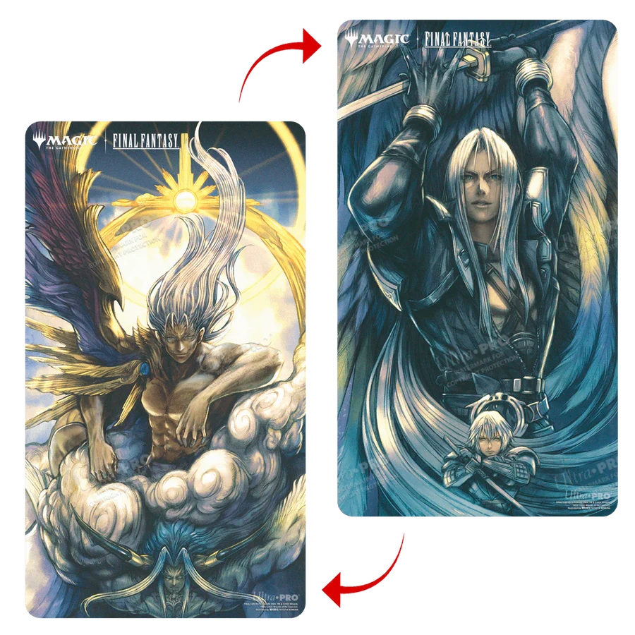 Magic: The Gathering®—FINAL FANTASY™ Sephiroth, Fabled SOLDIER / Sephiroth, One-Winged Angel Double-Sided Playmat