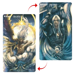 Magic: The Gathering®—FINAL FANTASY™ Sephiroth, Fabled SOLDIER / Sephiroth, One-Winged Angel Double-Sided Playmat