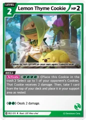 Lemon Thyme Cookie - BS2-015 - R