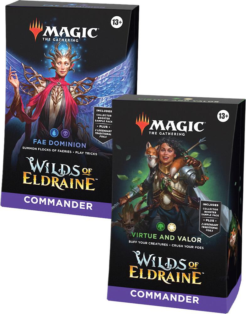 Wilds of Eldraine Commander Decks [Set of 2] 4ct - Magic Sealed Products   Commander Decks - Pro-Play Games