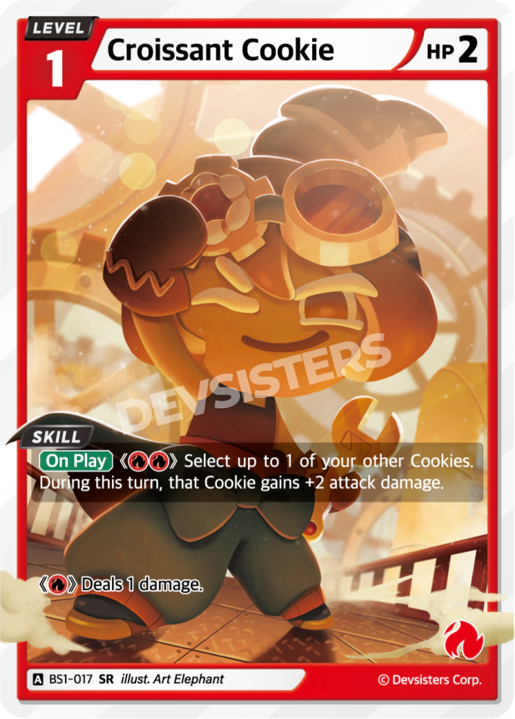 Croissant Cookie - BS1-017 - SR