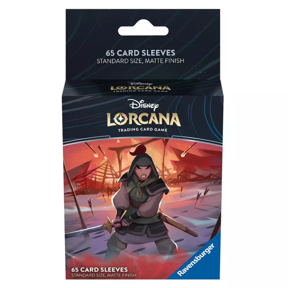 Disney Lorcana: Rise of the Floodborn Card Sleeves - Mulan - Accessories »  Card Sleeves - Pro-Play Games