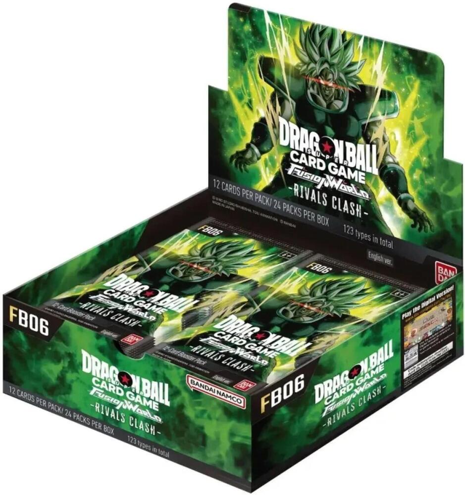 dbs booster box Rivals Clash Booster Box - Rivals Clash (FB06) - Dragon Ball Super TCG  Sealed Products » DBS Booster Boxes