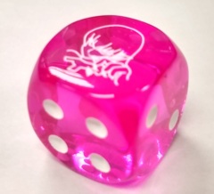 Yu-Gi-Oh! Legendary Duelists Season 2 - Clear Pink Dice