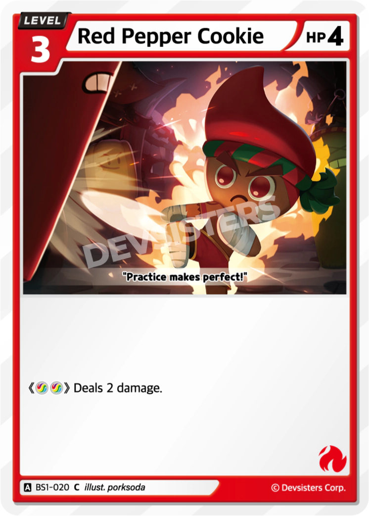 Red Pepper Cookie - BS1-020 - C