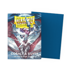 Cobalt & Silver - Matte Dual Sleeves - Standard Size