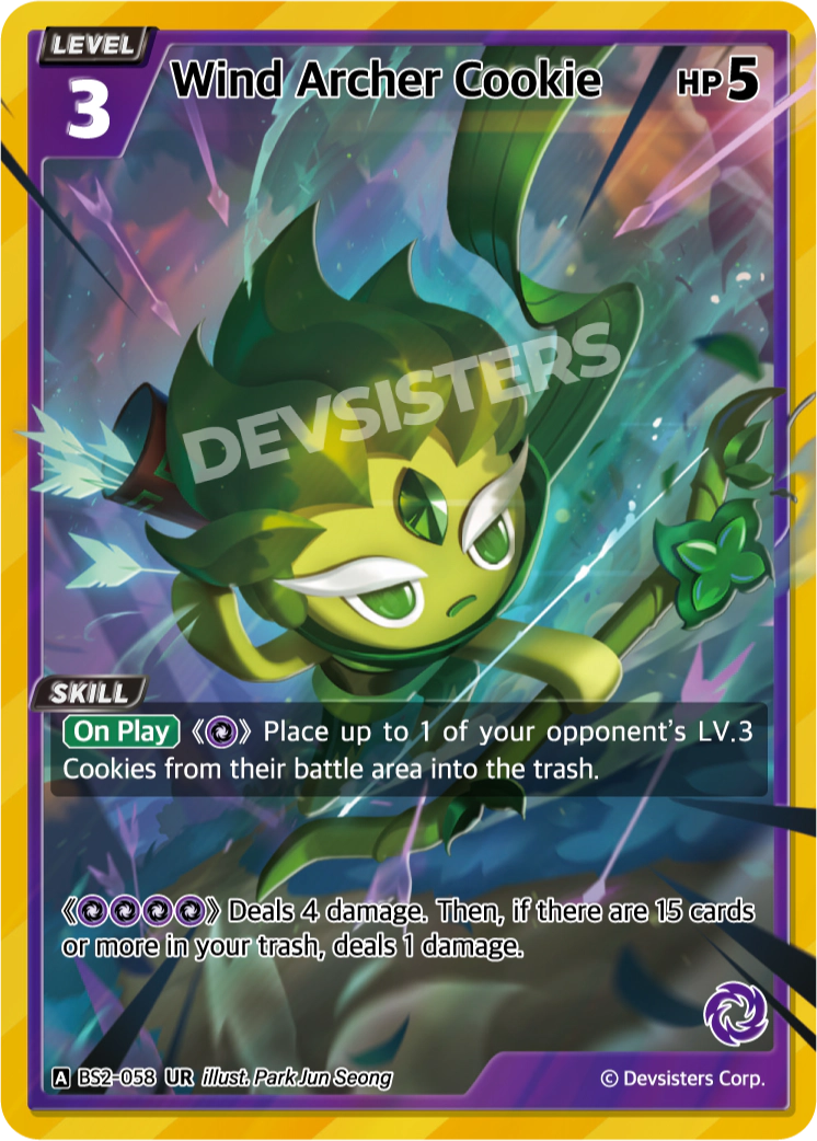 Wind Archer Cookie - BS2-058 - UR