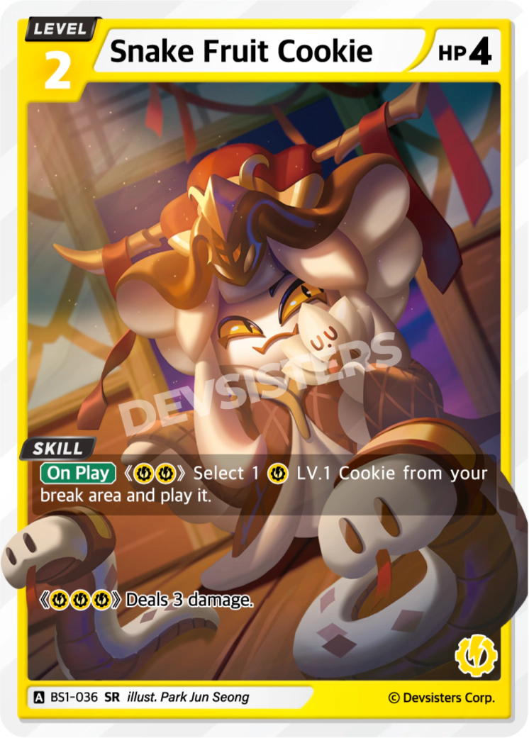Snake Fruit Cookie - BS1-036 - SR
