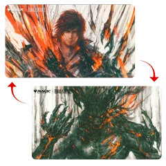 Magic: The Gathering®—FINAL FANTASY™ Clive, Ifrit’s Dominant / Ifrit, Warden of Inferno Double-Sided Playmat