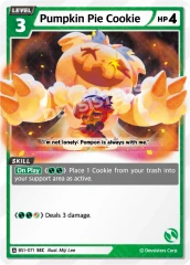 Pumpkin Pie Cookie - BS1-071 - SEC