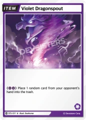 Violet Dragonspout - ST5-017 - U