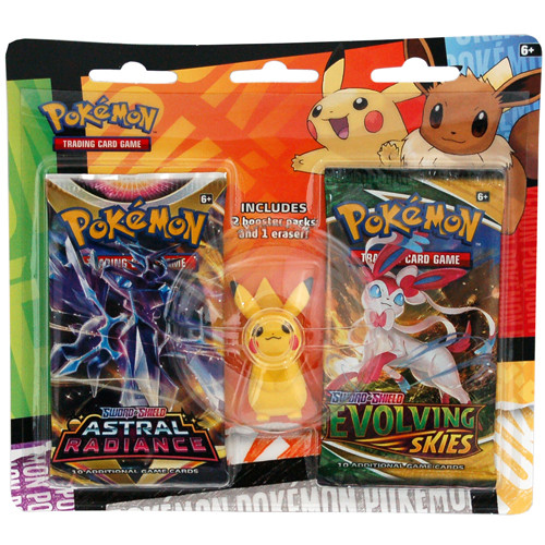 Pokemon TCG: Back to School Eraser Blister - Pikachu