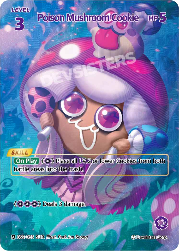 Poison Mushroom Cookie - BS2-055 - SUR