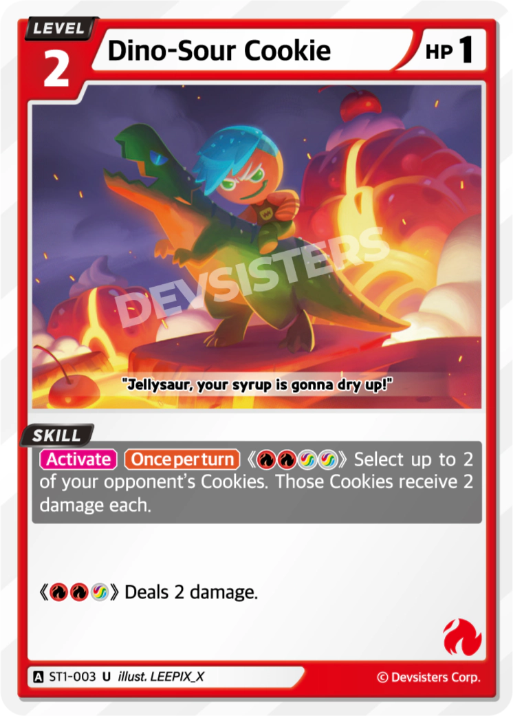 Dino-Sour Cookie - ST1-003 - U