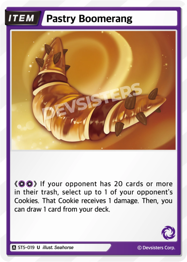Pastry Boomerang - ST5-019 - U