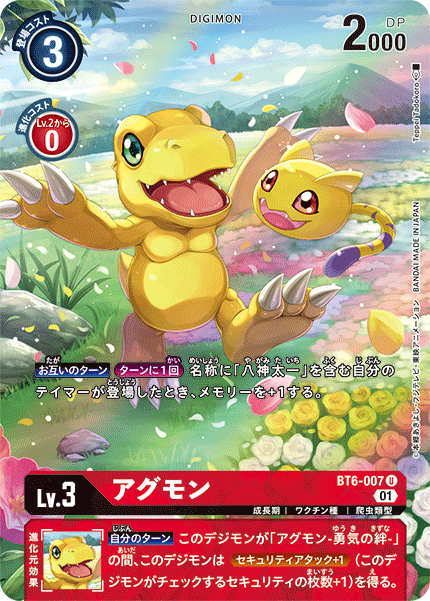 BT6-007 Agumon (Parallel)