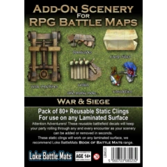Loke Battle Mats: Add-on Scenery for RPG Battle Maps; War & Siege