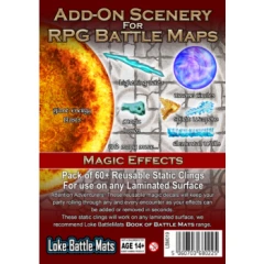 Loke Battle Mats Add-on Scenery For RPG Battle Maps; Magic Effects