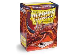 Dragon Shield Sleeves: Standard Red Matte (Box of 100)